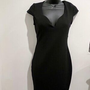 Lulus black open back mini dress --Size Medium